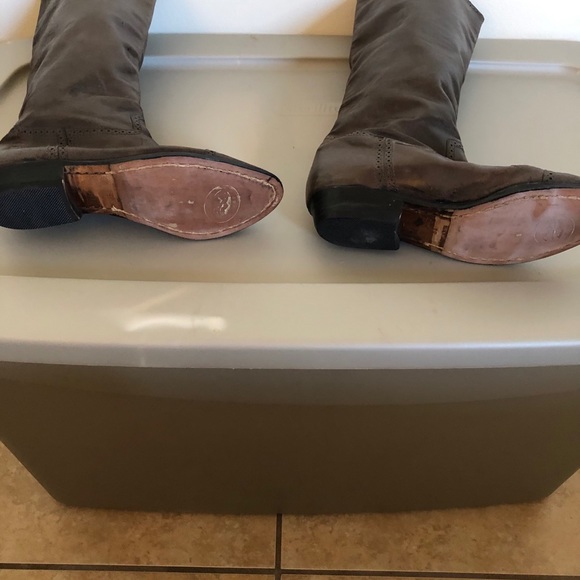 Beautiful vintage boots size 38 grayish brown - Picture 5 of 7